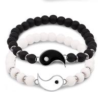 Set de bracelets Yin & Yang, amitié. Amour J0447