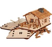 Set de Bricolage Cabane en Rondins Hxlxp = 9x11x15cm Neuf Construire Maison Noël