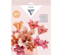 Set de bricolage, confectionner un bouquet de fleurs en papier, matériel et instructions inclus