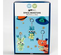 Set de bricolage Modeler un porte-clés Alien, matériel et instructions inclus, dès 4 ans