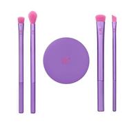 Set de brochas pour yeux - REAL TECHNIQUES - AfterGlow - 4 brochas - miroir compact - application facile