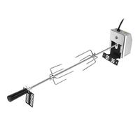 Set de brochettes - HENGMEI - 107 cm - Acier Inoxydable - Moteur Electrique 4W - 10 kg de charge