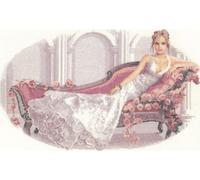 Set de broderie au point de croix "Abbi (L)", JLAB1222-E, 40x23cm