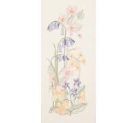 Set de broderie au point de croix Bothy Threads 'Seasons Panels - Spring', 13x29cm, DWSP01