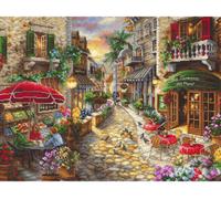 Set de broderie au point de croix Letistitch "Début de soirée à Avola", 44x33cm