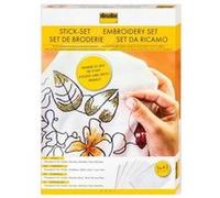 Vlieseline Set de broderie – tissu blanc – 5x A5 (297 x 420 mm)