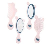 Set de Brosse à Cheveux Garçon et Filles, Peigne Démêlant Mignon | Miroir de Poche et Peigne Décoratif, Design Délicat, Usage Maison et Voyage, pour Petite Fille
