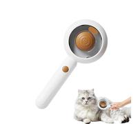 Set de brosse à vapeur pour chats : brosses à chat à écailles | Brosse à vapeur multifonctionnelle, nettoyage rapide, brossage d'épilation portable en spray, soin de la patrie, utilisation