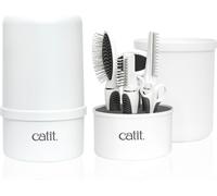 Set de brosses Catit pour chats à poils moyens et longs