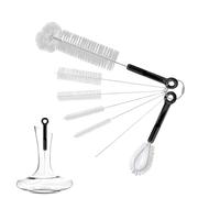 Set de Brosses pour Biberons | 7 Pièces Brosse de Nettoyage pour Biberons - Brosse Pliable pour Tasse d'eau Couvercle Tube Paille Alimentation Lavage Vaisselle Jus Carafe À