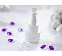 Set de bulles de savon pour le mariage, sélection:24 pcs forme de gâteau de mariage