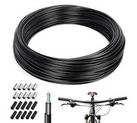 Set de Cable de Frein Vélo, 10m Câble de Frein Vélo Diametre 5mm, Kit De Câble de Frein de Vélo pour Vtt Route Bmx Velo Pliant, No