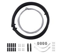 Set de Cable de Frein Vélo, 2.5m Cable de Frein Velo Universel, Câble de Frein Avant et Après de Vélo Embout Cable Velo pour la Maintenance et la Réparation