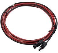 Set de câbles de connexion compatibles avec MC4 pour panneau solaire - 3 m [Revolt]