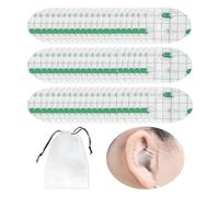 Set de cache-oreilles de douche et de natation - 60 pièces avec étui, imperméable et respirant - Indispensables pour douche et piscine