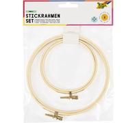 Set de cadres à broder en bois SMALL, 100 et 150 mm