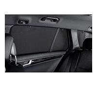 Set de Car Shades compatible avec Peugeot 2008 II 2020- (4-pièces) Pare-soleil sur mesure pour voiture, Noir
