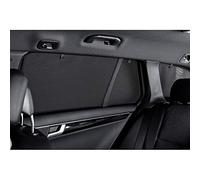 Set de Car Shades compatible avec Volvo V70 Station 2000-2007 / XC70 2000-2007 (6-pièces), Noir