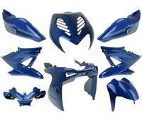 Set de carénages Aerox / Nitro bleu métallisé 8 pièces