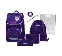 Schneiders sac d'école sac à dos de loisirs Ergoplus 2in1 Schulranzen Set 7 pièces 22L Flashlight pourpre
