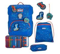 Set de cartables - SCOUT - Blue Dino - 4 pièces - Sac à dos moderne - Sécurité renforcée