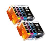 Set de Cartouches d'encre, Compatible avec HP, 934XL 935XL 934 935 XL | Officejet Pro 6230, 6830, 6835, 6812, 6815, 6820, noir cyan magenta jaune(8pcs-2SET)