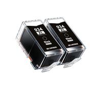 Set de Cartouches d'encre, Compatible avec HP, 934XL 935XL 934 935 XL | Officejet Pro 6230, 6830, 6835, 6812, 6815, 6820, noir cyan magenta jaune(2pcs Black)