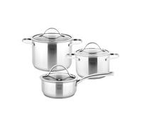 Set de Casseroles 6 Pièces Teesa Cook Expert Master - Acier Inox 18/10 - Induction et Gaz