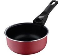 BERGNER Red Edition | Set de 3 Casseroles de Cuisine de 16, 18 et 20 cm + 1 Manche Ergonomique et Amovible | Aluminium Pressé et Antiadhésif | Pour tous Types de Cuisinières et de Four