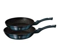 Set de casseroles - BERLINGER HAUS - AQUAMARINE - 22/26cm - Aluminium forgé - Système TURBO INDUCTION