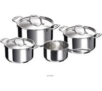 Set de casseroles en acier inoxydable Beka Chef 4 pièces - qualité premium pour tous les types de cuisinières