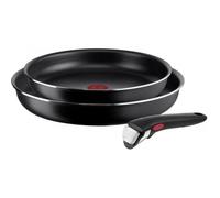 Set de Casseroles - TEFAL - Ingenio L1539143 - Aluminium - Poignées Amovibles - 24/28 Cm