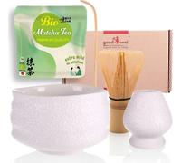 Set de cérémonie du thé matcha “Miyuki” avec bol à thé, porte-fouet et 30 g de matcha premium