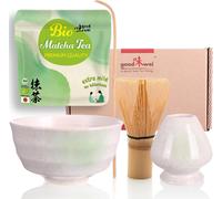 Set de cérémonie du thé matcha “Shiro” avec bol à thé, porte-fouet et 30 g de matcha premium