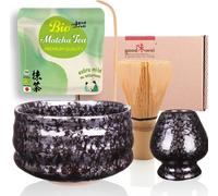 Set de cérémonie du thé matcha “Tetsu” avec bol à thé, porte-fouet et 30 g de matcha premium