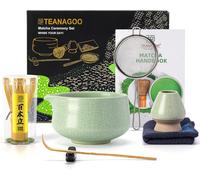 Set de cérémonie matcha 7 pièces en bambou et céramique Vendos85