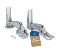 Set De Charnières De Porte Haut Bas Comme AEG 4055504197 Pour Réfrigérateur