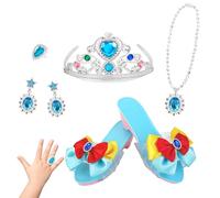 Set de Chaussures Princesse | Bijoux de Déguisement - Jouets d'imitation pour Filles - pour Fêtes Costumées Carnaval Bals Masqués Pièces de Théâtre Scolaires Concerts Spectacles