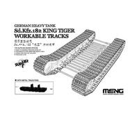 Set de chenilles pour maquette - MENG - Sd.Kfz.182 King Tiger (SPS-038) - Échelle 1/35 - Chenilles maillon par maillon - Plastique