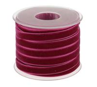 Set de cintas para manualidades, Rouleau de ruban velours double face 20 yards (18 mètres), 1 pouce (2,5 cm) large, multicolore, for les créations mariage(Fuchsia)