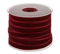 Set de cintas para manualidades, Rouleau de ruban velours double face 20 yards (18 mètres), 1 pouce (2,5 cm) large, multicolore, for les créations mariage(Wine Red)