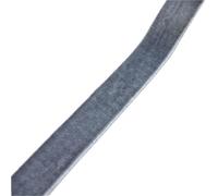 Set de cintas para manualidades, Ruban de velours à franges multicolore, largeur 6-38 mm(Grijs,38mm x 2yards)