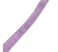Set de cintas para manualidades, Ruban de velours à franges multicolore, largeur 6-38 mm(Light Purple,38mm x 2yards)