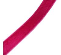 Set de cintas para manualidades, Ruban de velours à franges multicolore, largeur 6-38 mm(Rose,38mm x 2yards)