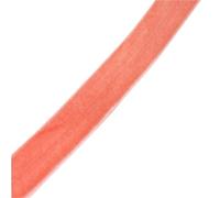 Set de cintas para manualidades, Ruban de velours à franges multicolore, largeur 6-38 mm(Watermelon Red,38mm x 2yards)