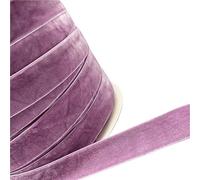 Set de cintas para manualidades, Ruban de velours polyester simple face multicolore 6-38 mm x 3-5 yards(Mediumorchid,20mm x 5yards)