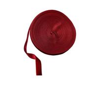 Set de cintas para manualidades, Ruban de velours simple face multicolore 15-25 mm(Dark Red,2.5cm 10M)