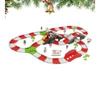Set de Circuit de Voiture pour éducatifs de véhicules électriques de Noël | coffret de piste de course pour Filles Tout-Petits Maison Appartement Salon Salle de Jeux Chambre