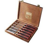 Set de ciseaux à bois en coffret en bois, 6 pcs 6,10,12,18,25,32mm Bahco 424P-S6-EUR