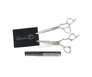 Set de Ciseaux e-kwip Harmony Set Ciseaux 5,75 Pouces + Amincissement 6,0 Pouces